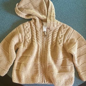 Janie & Jack 12-18 mos Boys cable knit sweater